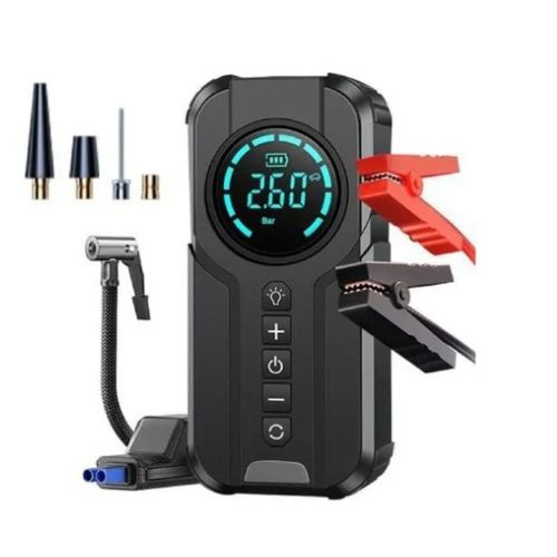 OUABAHAS™ - PowerGo Max – Le Compresseur et Démarreur Ultime ⚡