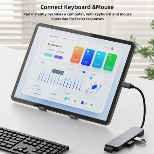 Ouabahas™ - Hub USB-C 4 en 1 : Boostez Votre Connectivité en Un Instant !