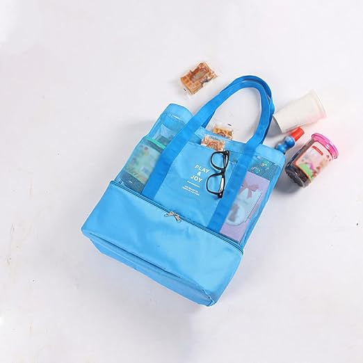 OUABAHAS™ - AquaChic : Le Sac de Plage Qui Allie Élégance et Fonctionnalité