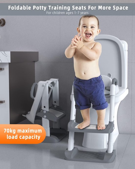 OUABAHAS™ - PotyStep : Le Siège WC Évolutif pour Petits Héros