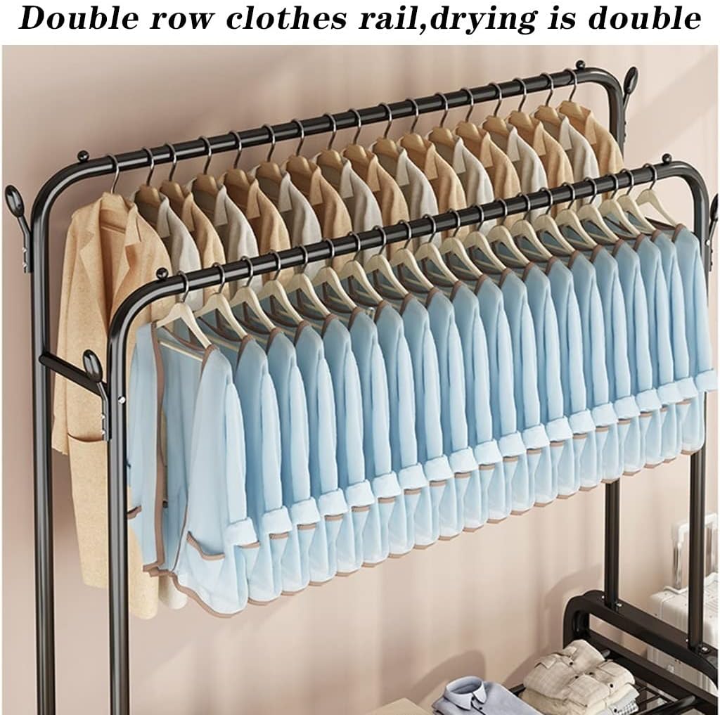 OUABAHAS™ - Élégancia Rack : Le Porte-Style Multifonction pour un Dressing Chic et Organisé