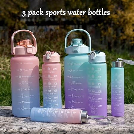 Ouabahas™ - Trio Boost Hydratation : Boostez Votre Hydratation avec Élégance et Motivation