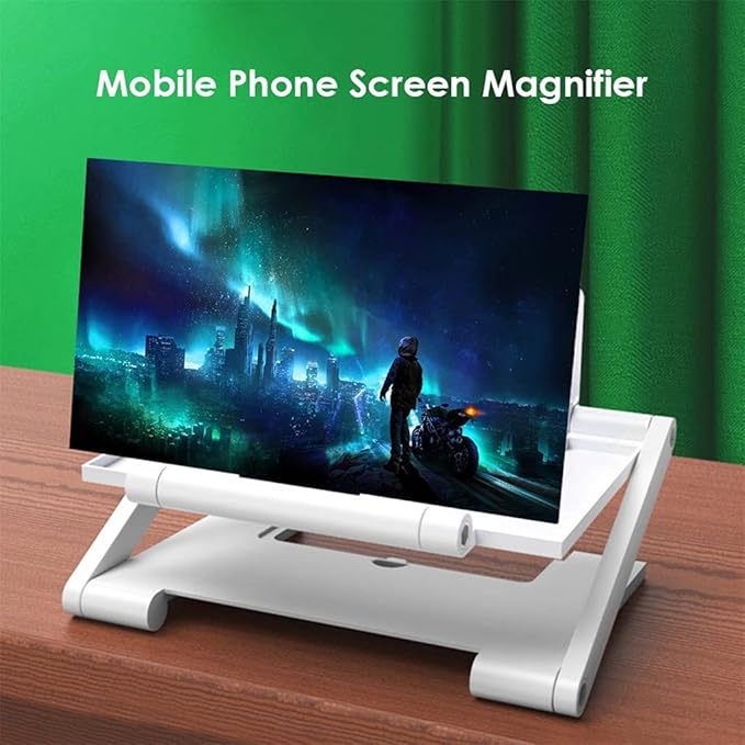 OUABAHAS™ - MaxiView™ - Loupe d’Écran HD Pliable pour Smartphone