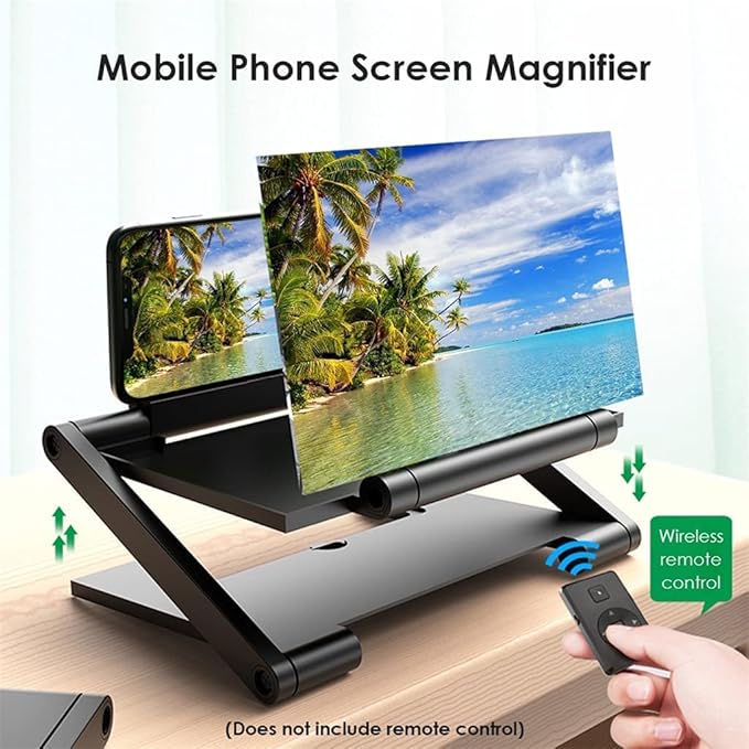 OUABAHAS™ - MaxiView™ - Loupe d’Écran HD Pliable pour Smartphone