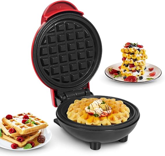OUABAHAS™ - Gaufres Express : Le Mini Gaufrier Qui Régale Toute la Famille !