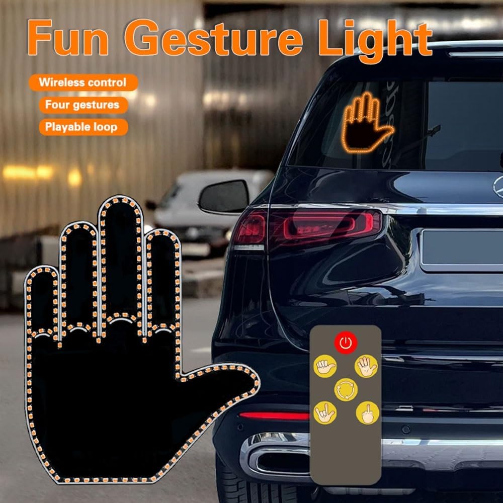 LumiDoigt™ – Exprimez-vous au volant avec style ! 🚗💡