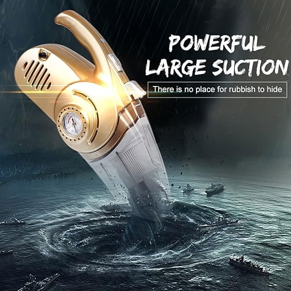 OUABAHAS™ - TurboClean 4en1 : L'aspirateur-gonfleur ultime pour votre voiture et vos aventures !