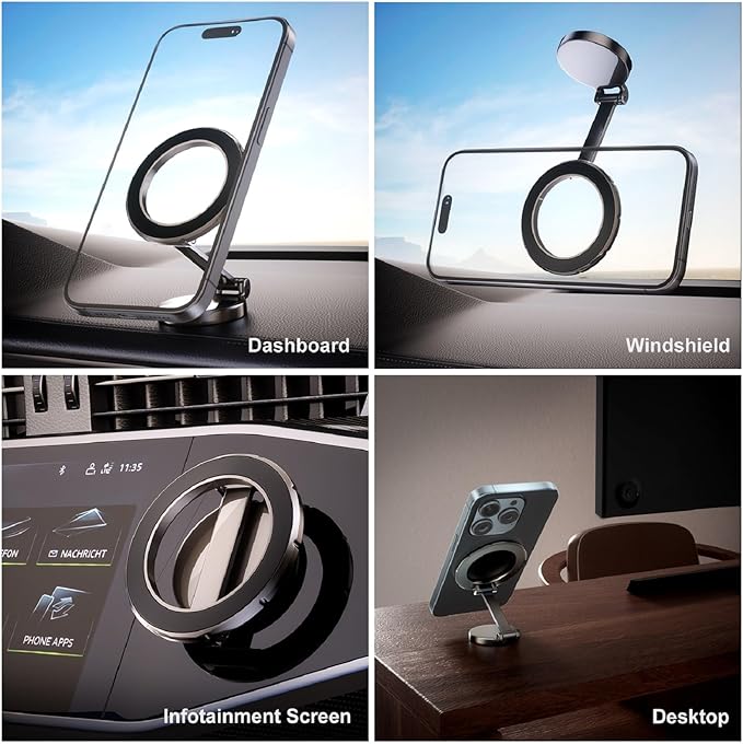 OUABAHAS™ - MagniDrive 360° : Le support qui tient la route... et votre téléphone !