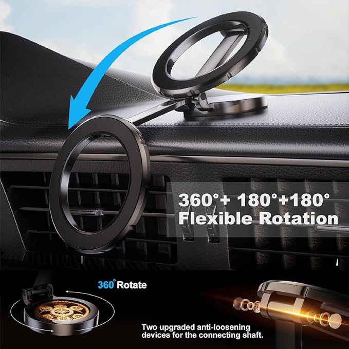 OUABAHAS™ - MagniDrive 360° : Le support qui tient la route... et votre téléphone !