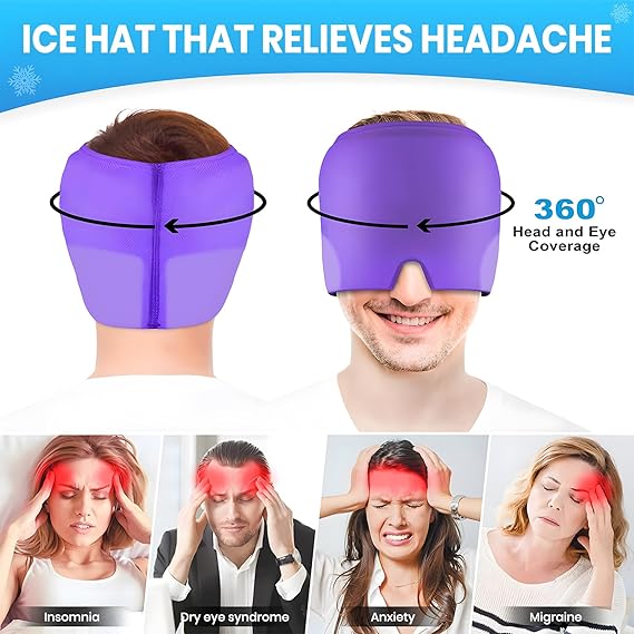 OUABAHAS™ - ZenCool™ - Bonnet Thérapeutique Anti-Migraine