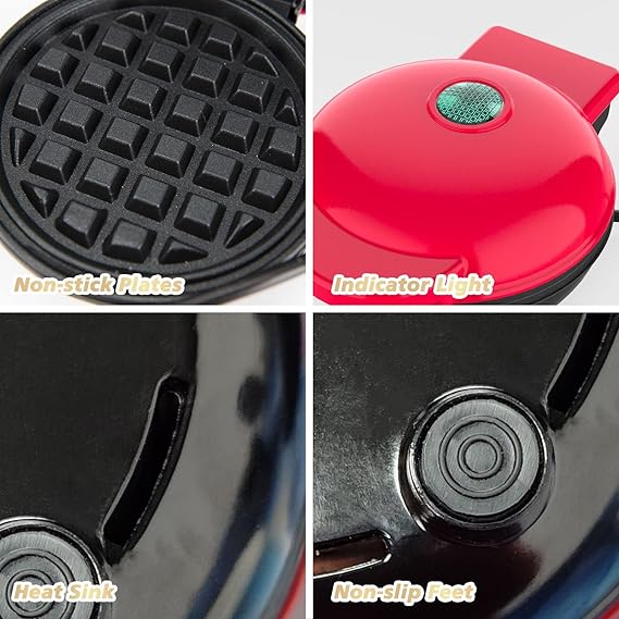 OUABAHAS™ - Gaufres Express : Le Mini Gaufrier Qui Régale Toute la Famille !