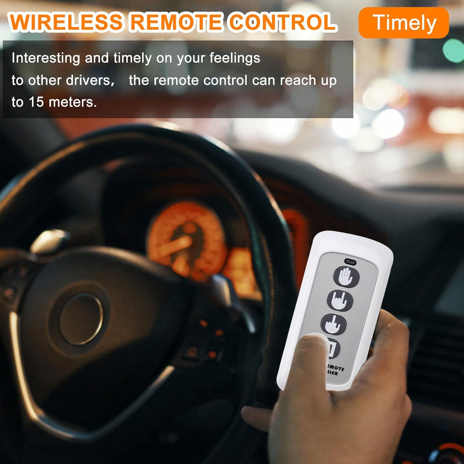 LumiDoigt™ – Exprimez-vous au volant avec style ! 🚗💡