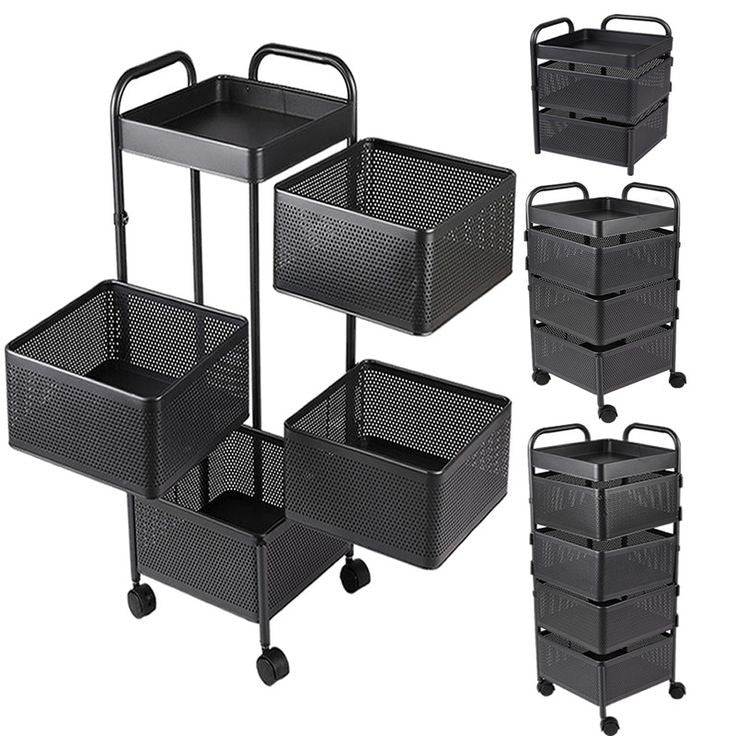 Ouabahas™ - SpinStore : L'Étagère de Rangement Rotative et Polyvalente