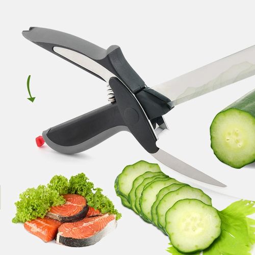 OUABAHAS™ - CleverSlice 2-en-1 : Révolutionnez Votre Découpe avec Style et Simplicité