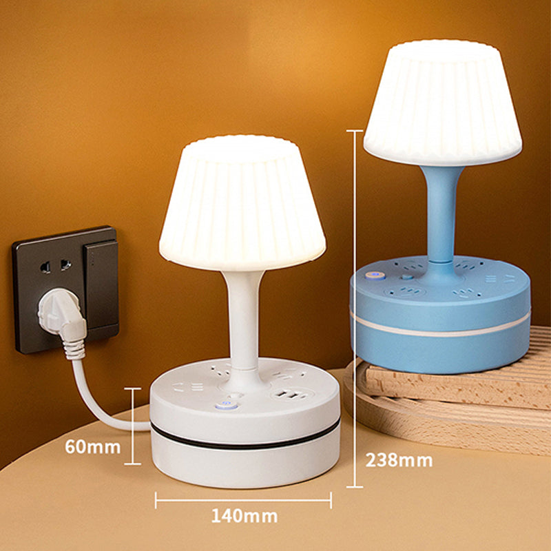 Ouabahas™ - Lampe de chevet avec prises et ports USB