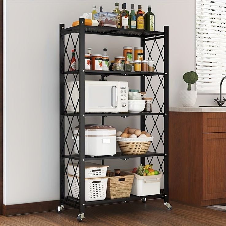 Ouabahas™ - MaxiStor : L’Étagère de Rangement Pliable Ultime pour une Organisation Sans Limites !