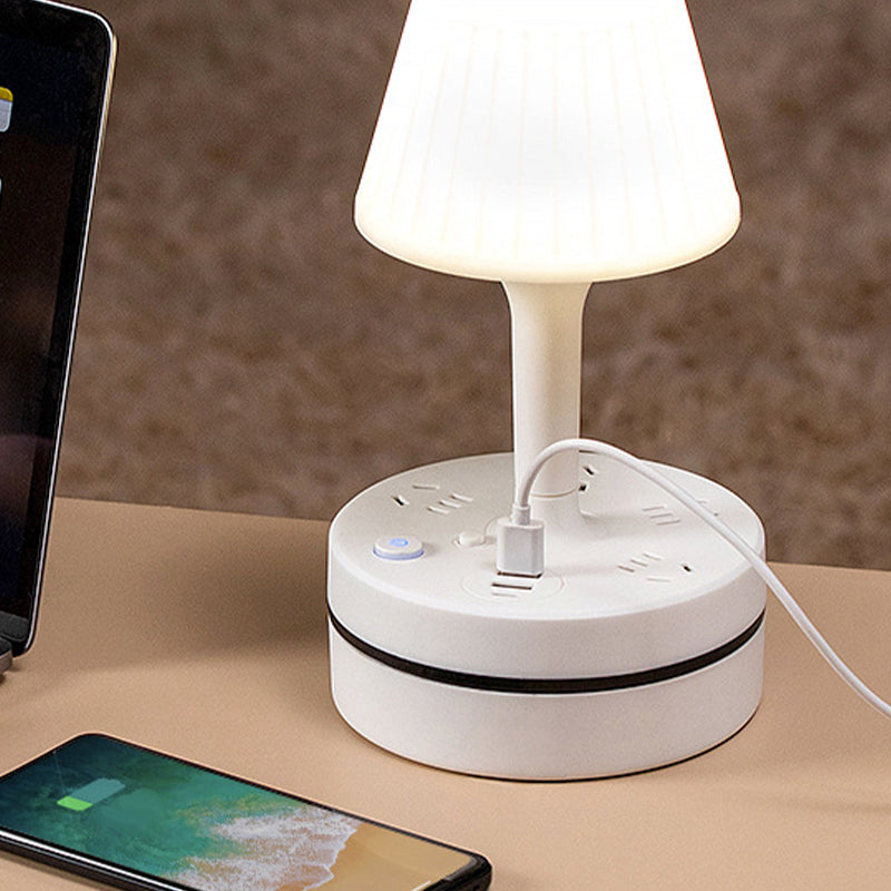 Ouabahas™ - Lampe de chevet avec prises et ports USB