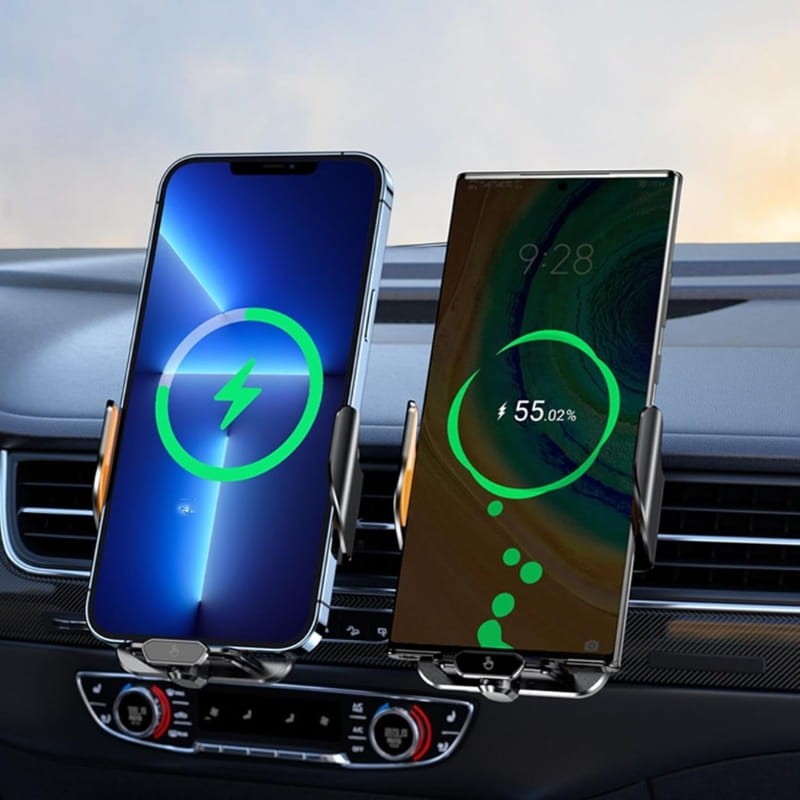 OUAHABAS™ - TurboCharge C11 : Le Chargeur Sans Fil Intelligent pour Votre Voiture