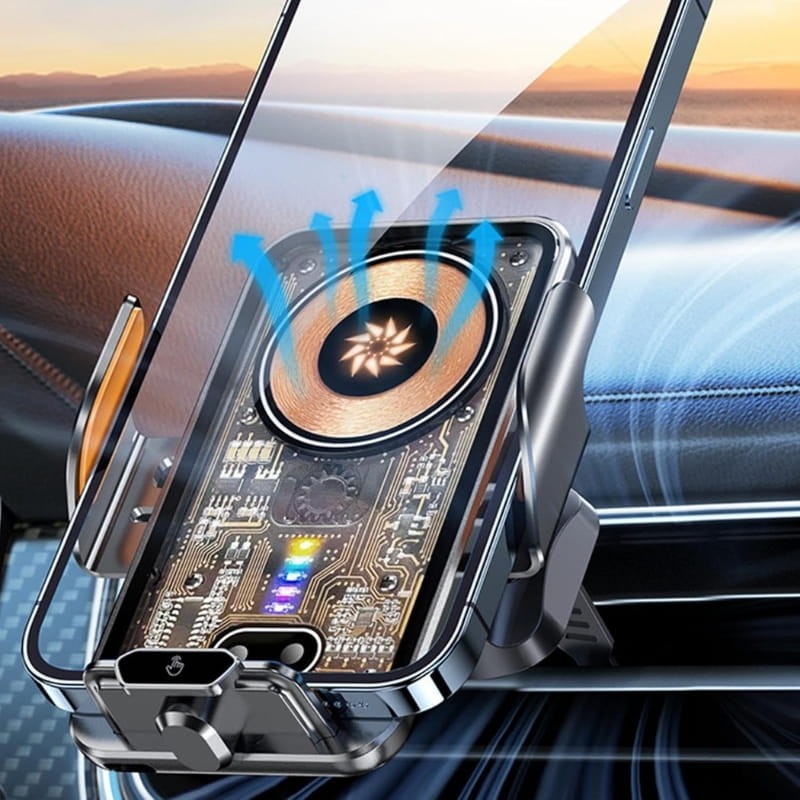 OUAHABAS™ - TurboCharge C11 : Le Chargeur Sans Fil Intelligent pour Votre Voiture