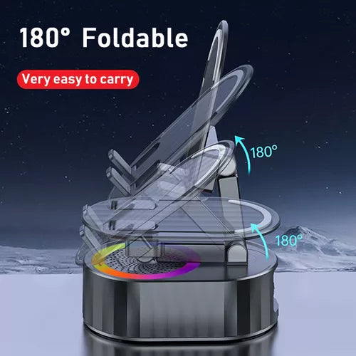 Ouabahas™ - SmartSound Charger 360 : Son, Charge et Style à 360°