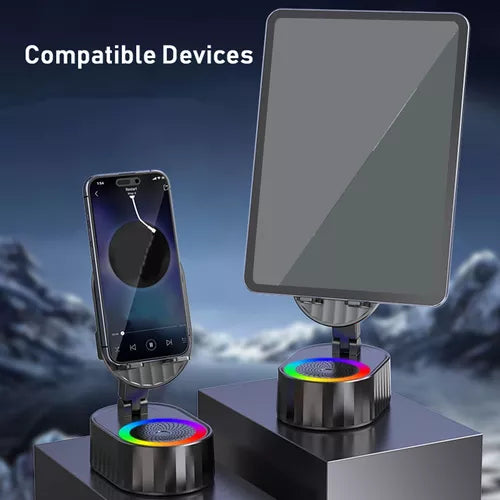 Ouabahas™ - SmartSound Charger 360 : Son, Charge et Style à 360°