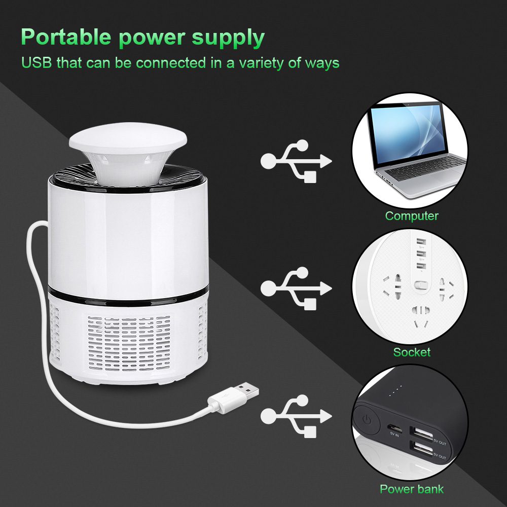 OUABAHAS™ - LumiTrap :🌙 Piège Anti-Moustique Électronique : Douce nuit, sans piqûres !