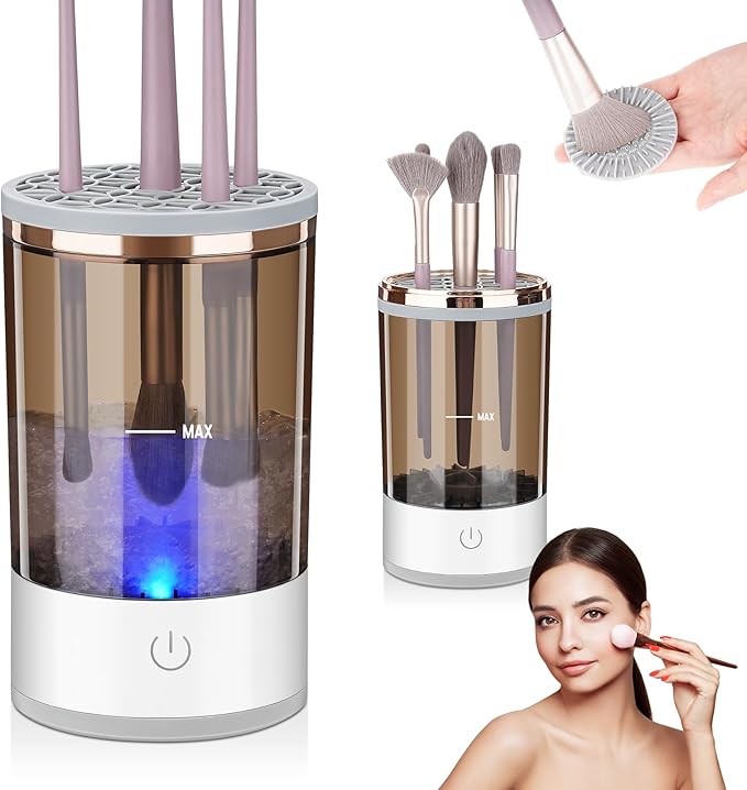 Ouabhas™ - SonicClean Pro : Le Nettoyeur de Pinceaux Ultime pour une Beauté Parfaite