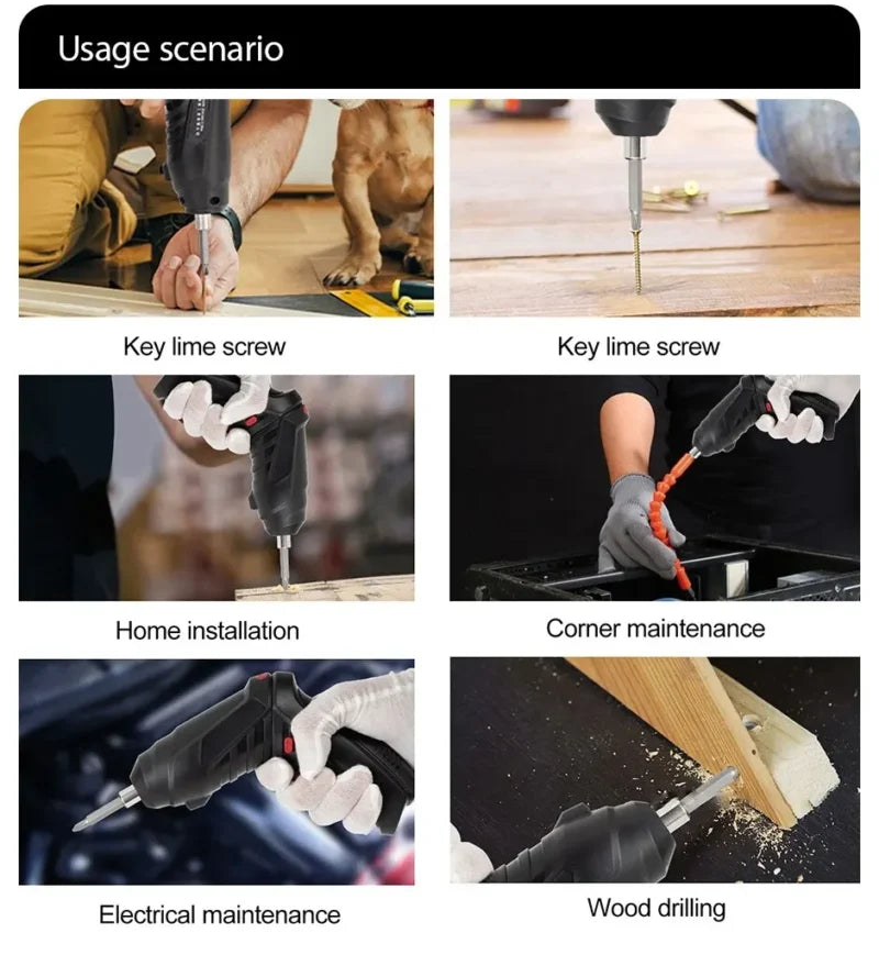 OUABAHAS™ - PowerFix 360 : La Perceuse-Viseuse Sans Fil Tout-Terrain