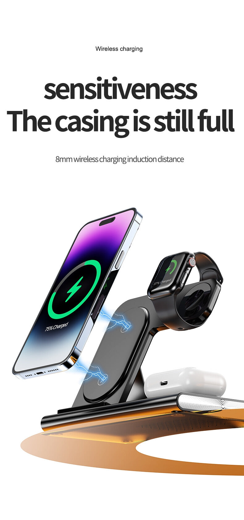 ouabahas™ - ChargeEase 4 en 1 : La station de charge sans fil qui simplifie votre quotidien