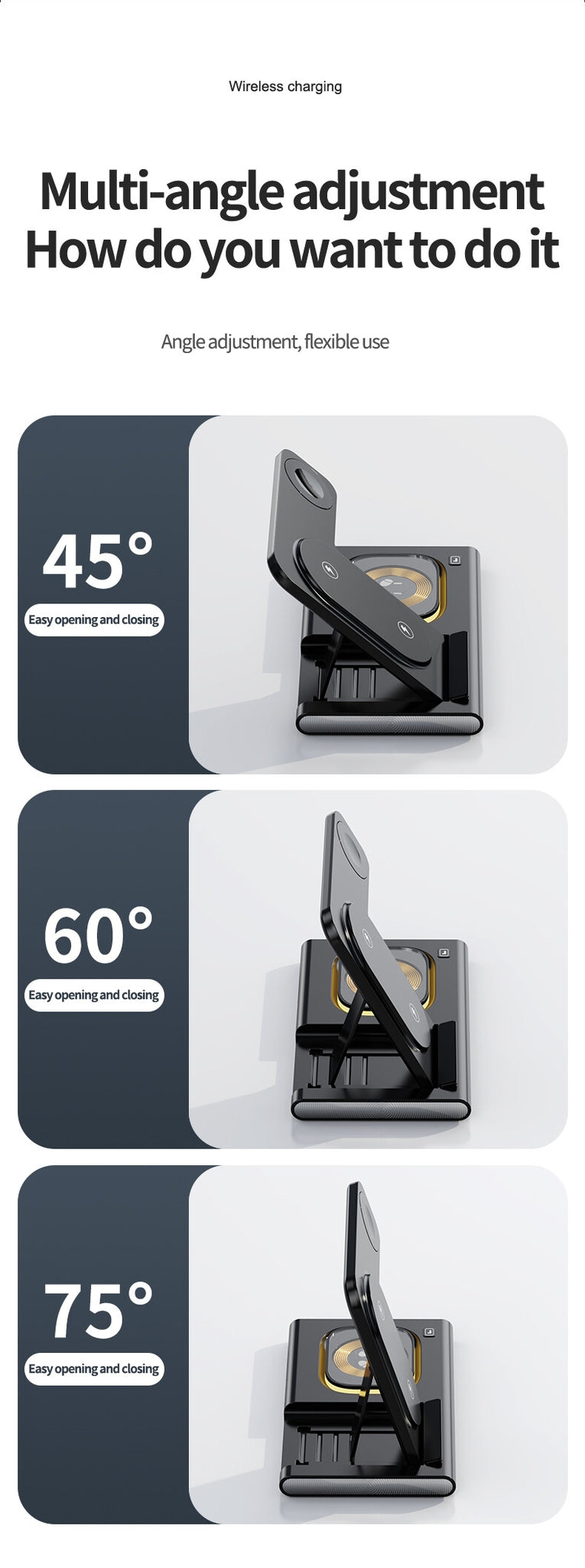 ouabahas™ - ChargeEase 4 en 1 : La station de charge sans fil qui simplifie votre quotidien