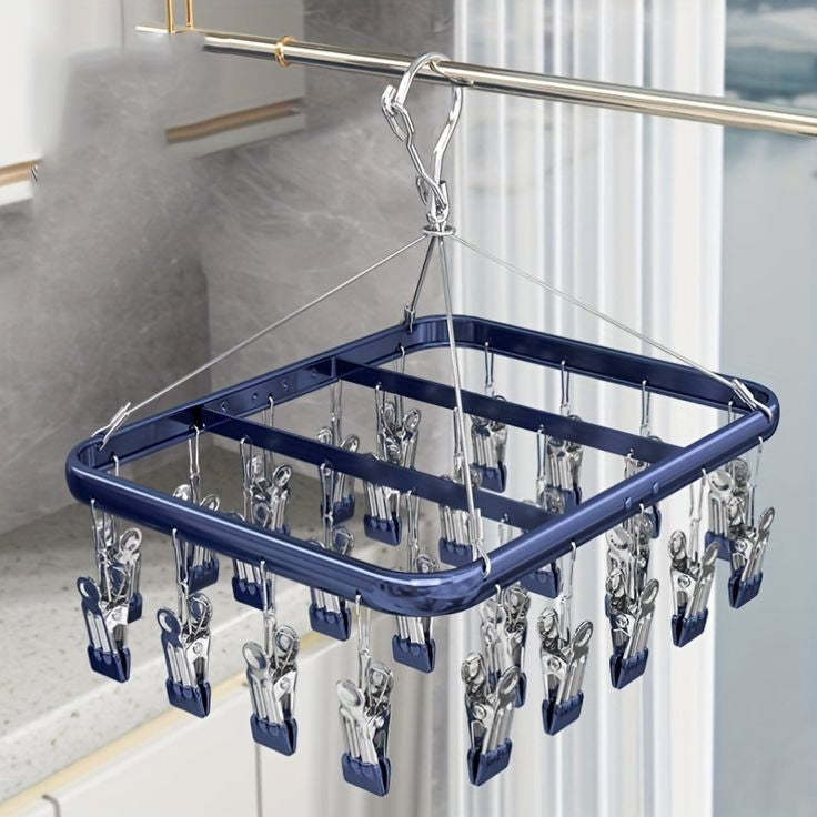 Ouabahas™ - ClipDry Pro : le séchoir résistant et polyvalent pour sécher vos vêtements en toute sérénité !