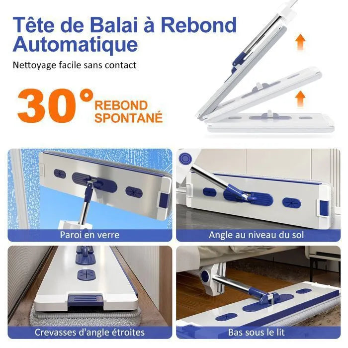 OUABAHAS™ - SmartMop™ : La Vadrouille Révolutionnaire pour un Nettoyage Sans Effort 🏠✨