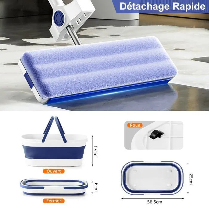 OUABAHAS™ - SmartMop™ : La Vadrouille Révolutionnaire pour un Nettoyage Sans Effort 🏠✨