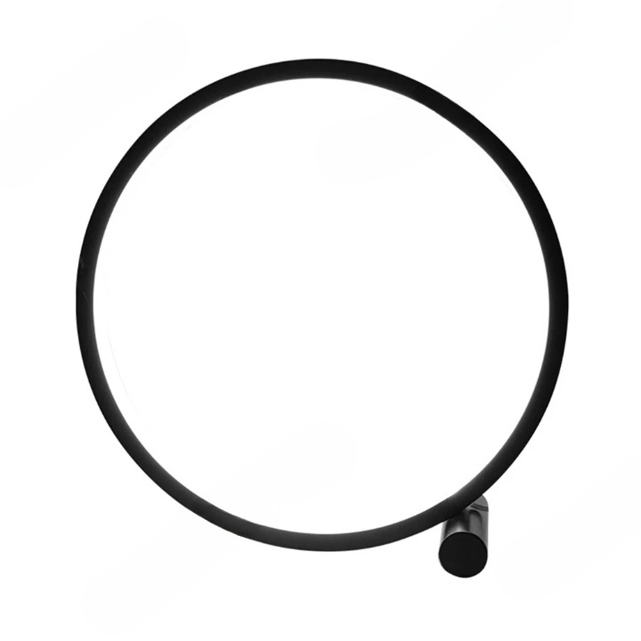 Ouabahas™ - GlowSphere : Lampe de chevet LED circulaire aluminium