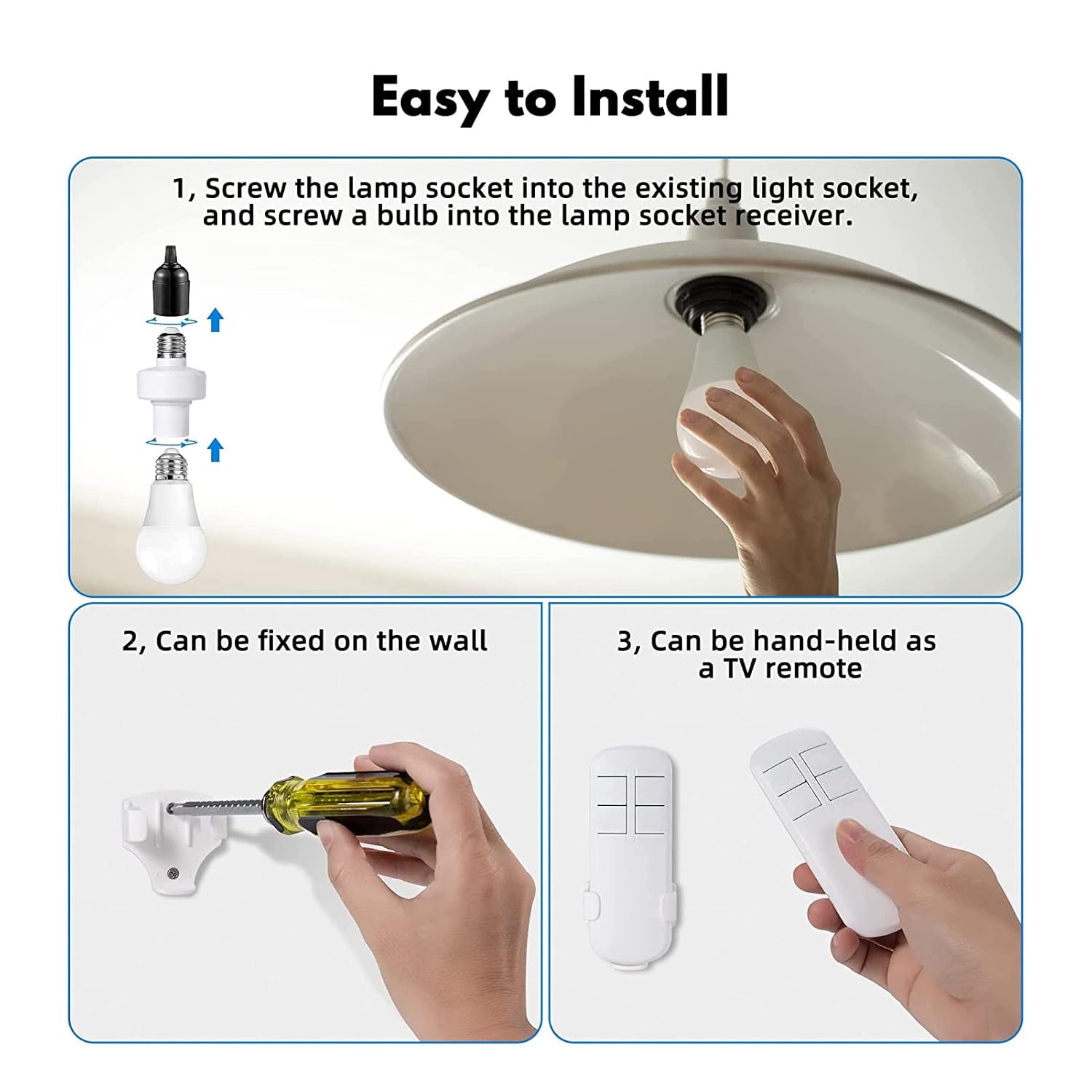 OUABAHAS™ - SmartLight Switcher : Douille Télécommandée Intelligente💡📡