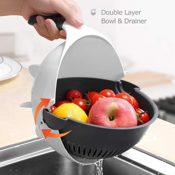 ouabahas™ - Cut&Drain : L’Allié Parfait pour une Cuisine Rapide et Propre 🥕🍽️