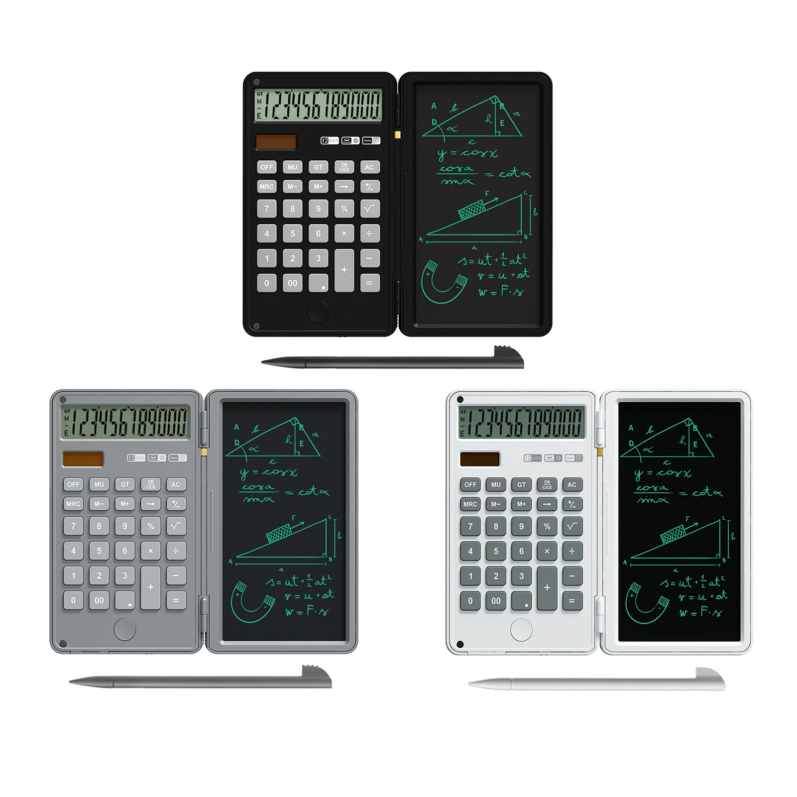 Ouabahas™ - CalcPad Pro : La Calculatrice Scientifique avec Écran LCD Écriture