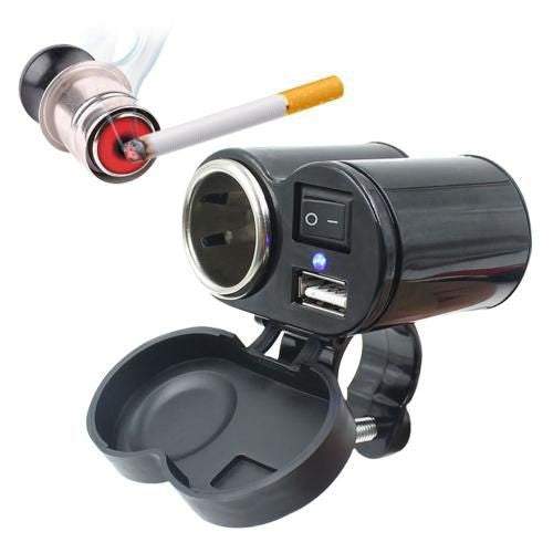 Ouabahas™ - PowerMoto USB : Chargeur Universel pour Moto avec Prise Allume-Cigare