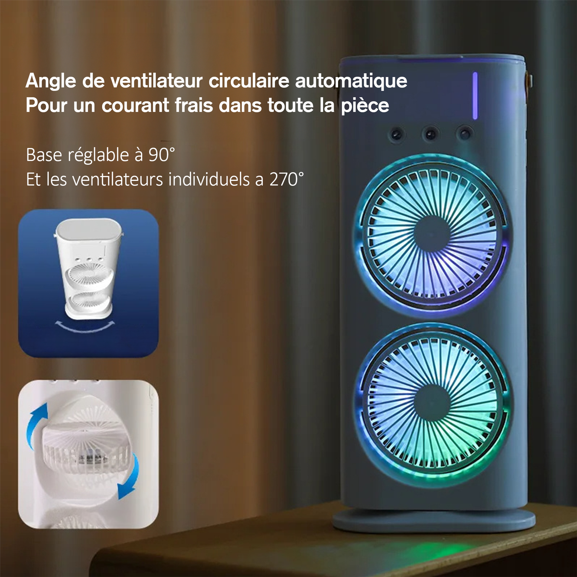 Ouabahas™ -CoolBreeze : La Solution Écologique et Économique pour un Refroidissement Optimal