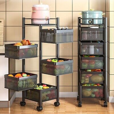 Ouabahas™ - SpinStore : L'Étagère de Rangement Rotative et Polyvalente