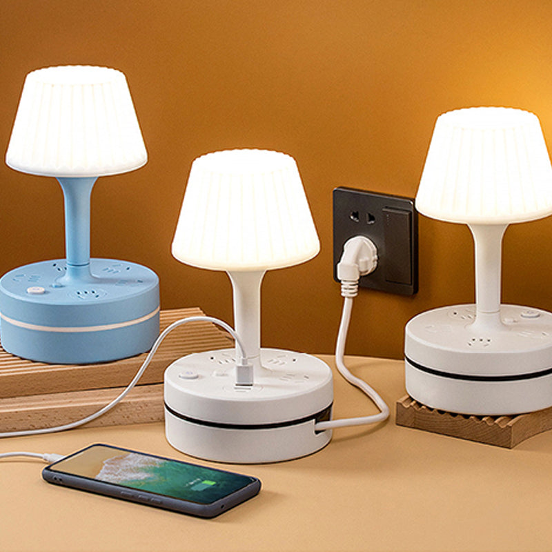 Ouabahas™ -  Lampe de chevet avec prises et ports USB