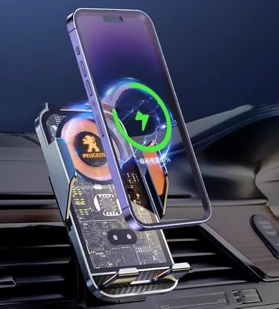 OUAHABAS™ - TurboCharge C11 : Le Chargeur Sans Fil Intelligent pour Votre Voiture