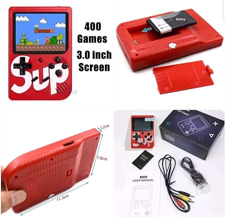 ouabahas™ - RetroFun : Console de jeux rétro portable avec 400 classiques intégrés 🎮