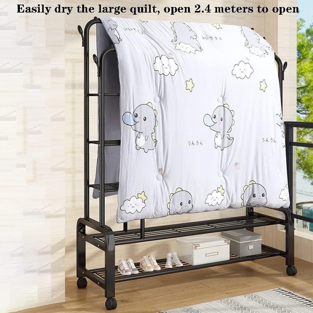OUABAHAS™ - Élégancia Rack : Le Porte-Style Multifonction pour un Dressing Chic et Organisé