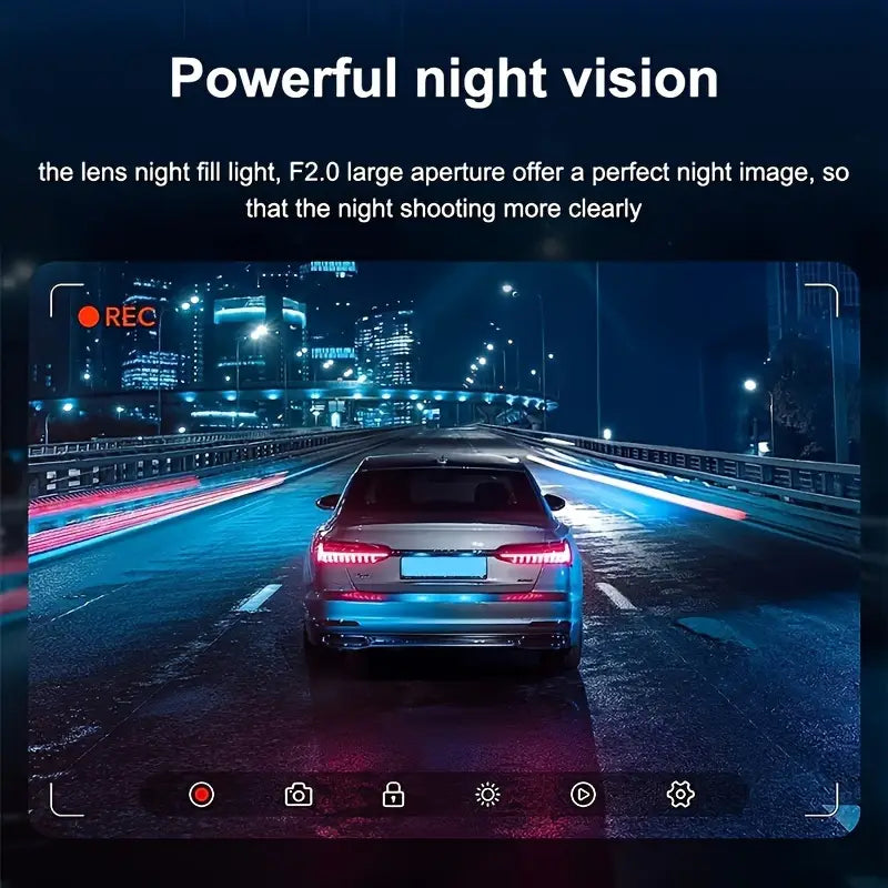 Ouabahas™ - DriveVision 360 Pro : Capturez chaque instant de la route avec clarté, sécurité et style !