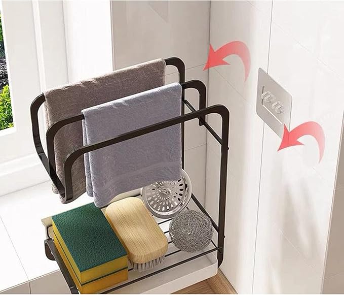 🌟 AquaNest™ – L’organisateur d’évier qui allie style et praticité !