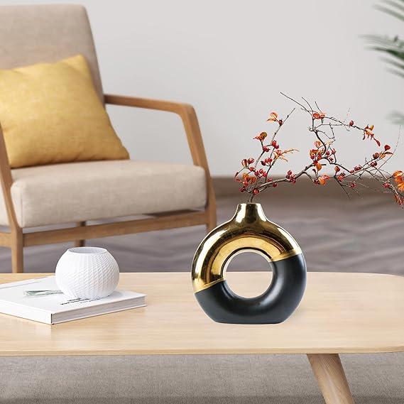 Ouabahas™ - AuraDonut : Le Vase Sculptural qui Sublime Votre Décor