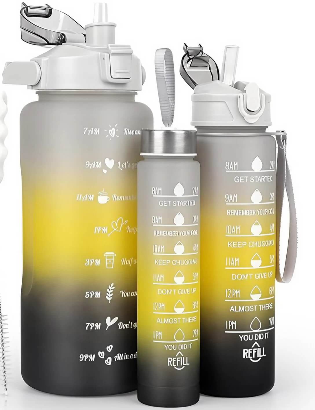 Ouabahas™ - Trio Boost Hydratation : Boostez Votre Hydratation avec Élégance et Motivation