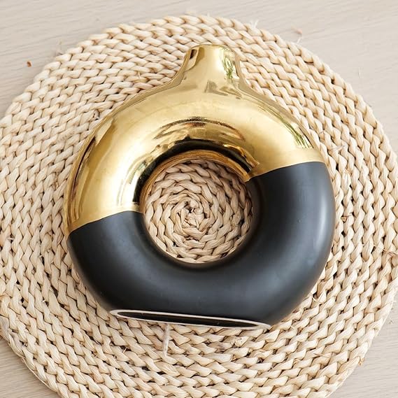 Ouabahas™ - AuraDonut : Le Vase Sculptural qui Sublime Votre Décor