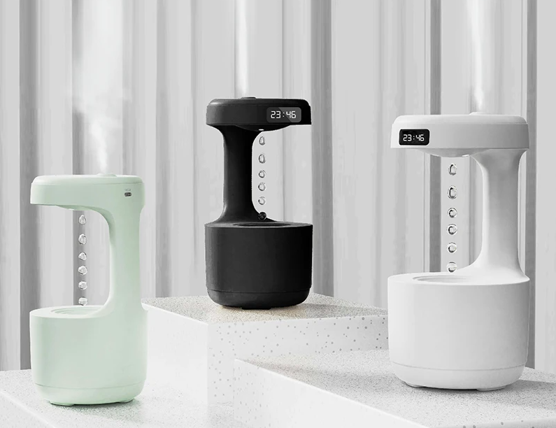 Ouabahas™ - AquaLev : Humidificateur Anti-Gravité pour un Espace Zénitude